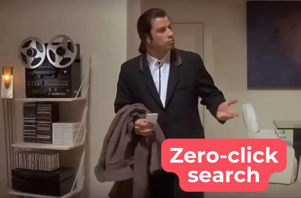 searches without interactions