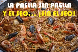 Seafood paella